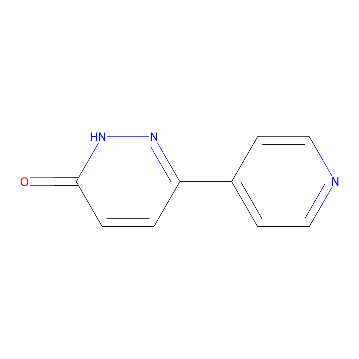 6-(Pyridin-4-yl)pyridazin-3(2H)-one molecular structure, CAS 78157-26-3