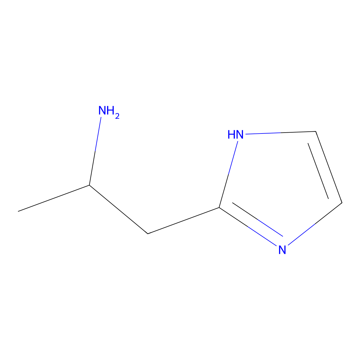 1-(1H-imidazol-2-yl)propan-2-amine molecular structure, CAS 781571-43-5