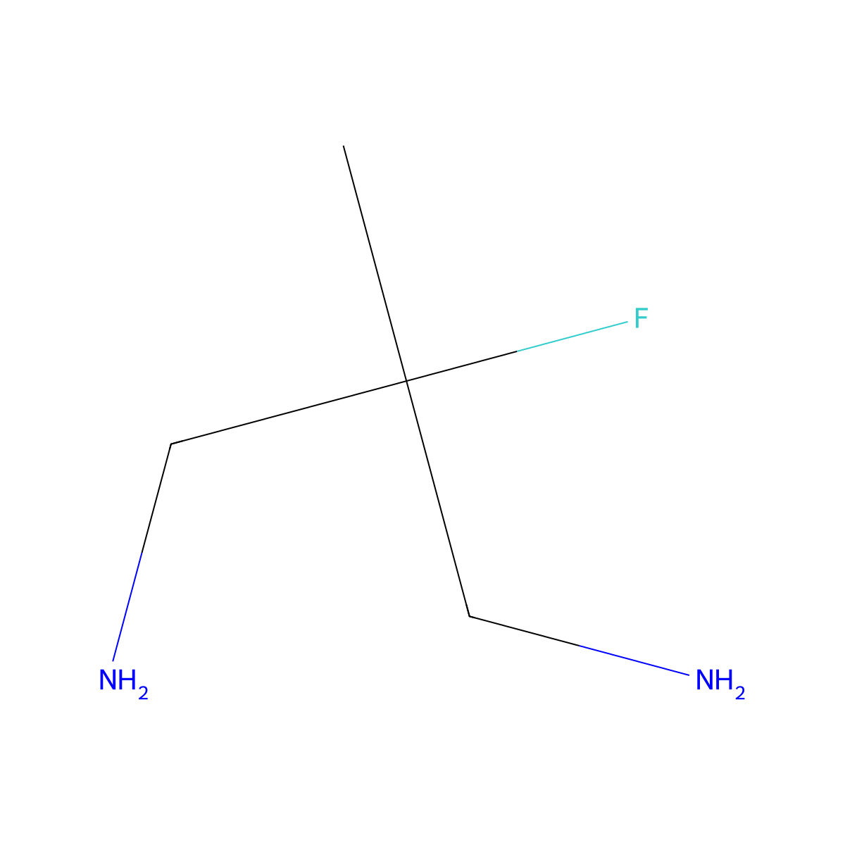 2-Fluoro-2-methylpropane-1,3-diamine molecular structure, CAS 781581-97-3