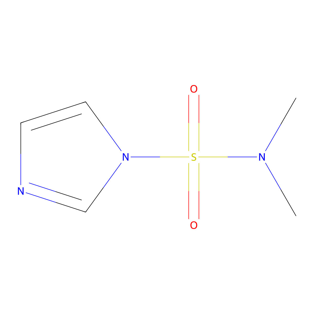 N,N-Dimethyl-1H-imidazole-1-sulfonamide molecular structure, CAS 78162-58-0