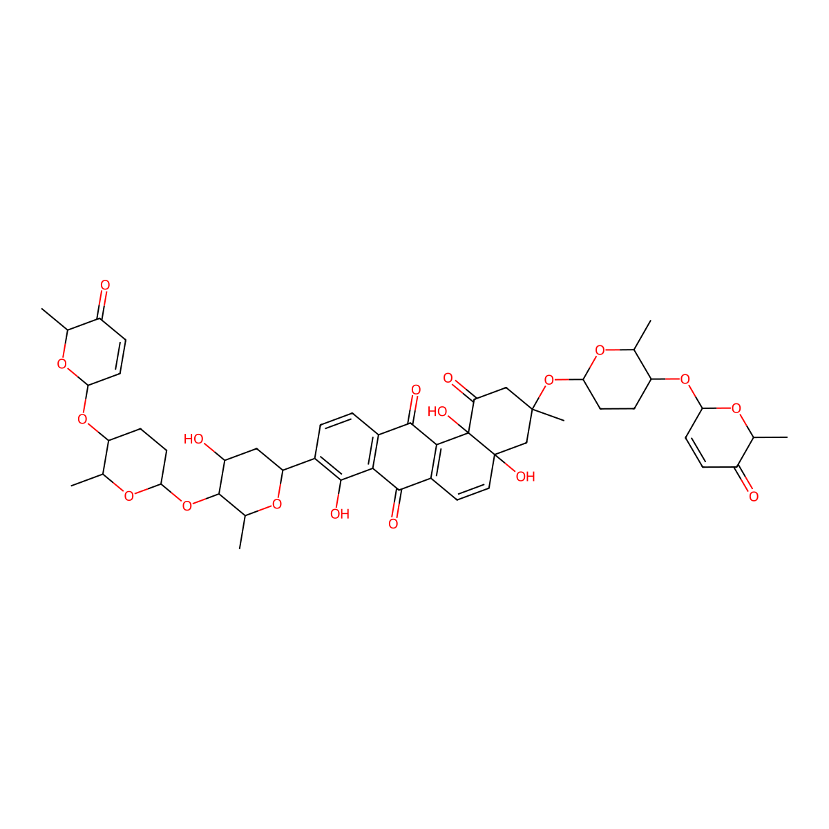 Vineomycin A1 molecular structure, CAS 78164-00-8