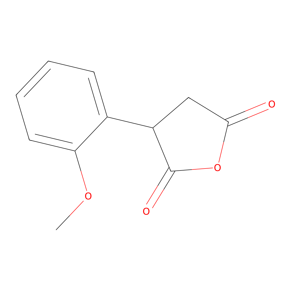 3-(2-Methoxyphenyl)oxolane-2,5-dione molecular structure, CAS 781676-74-2