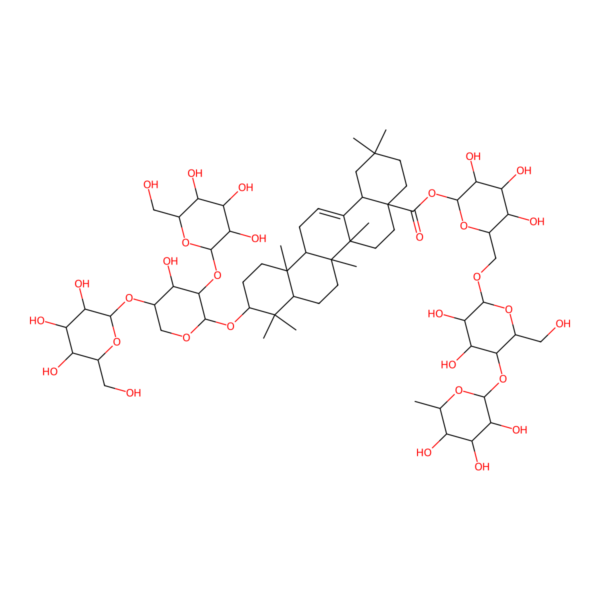 Raddeanoside R18 molecular structure, CAS 781676-86-6