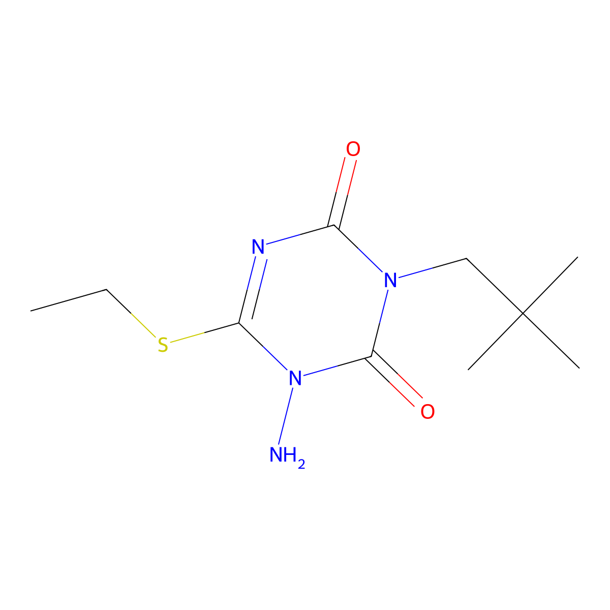 Ametridione molecular structure, CAS 78168-93-1