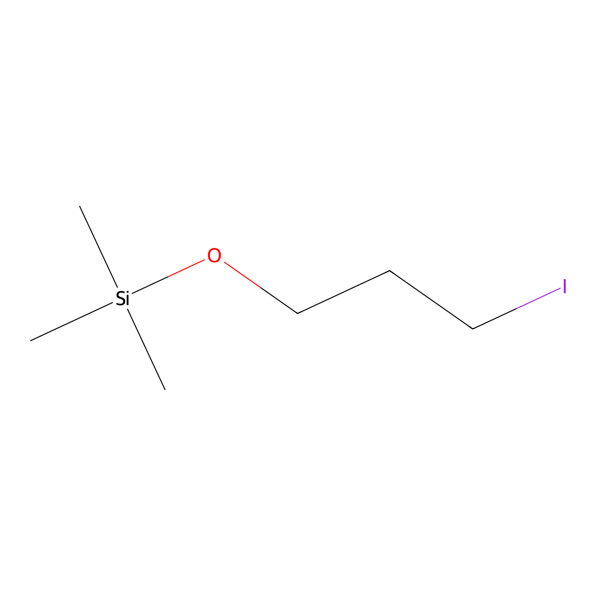 Silane, (3-iodopropoxy)trimethyl- molecular structure, CAS 78173-39-4