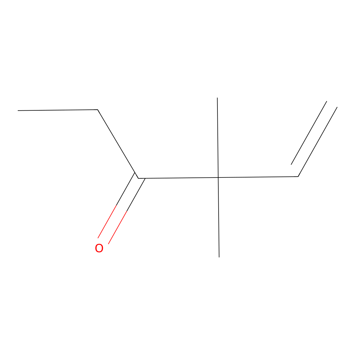 4,4-Dimethylhex-5-en-3-one molecular structure, CAS 78186-80-8