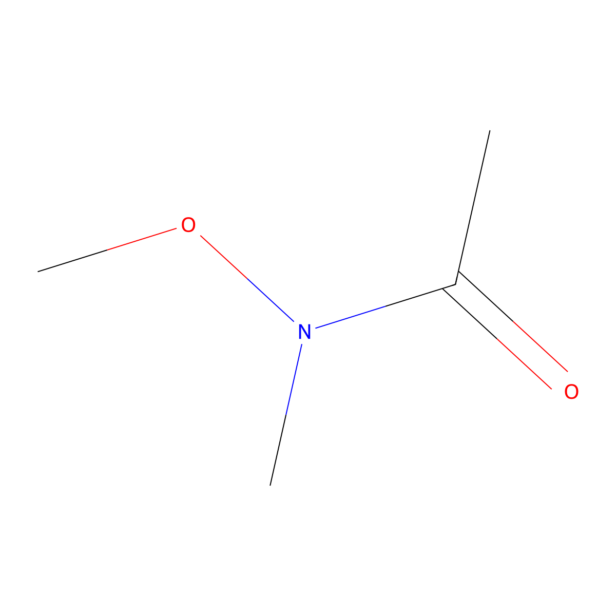 N-Methoxy-N-methylacetamide molecular structure, CAS 78191-00-1