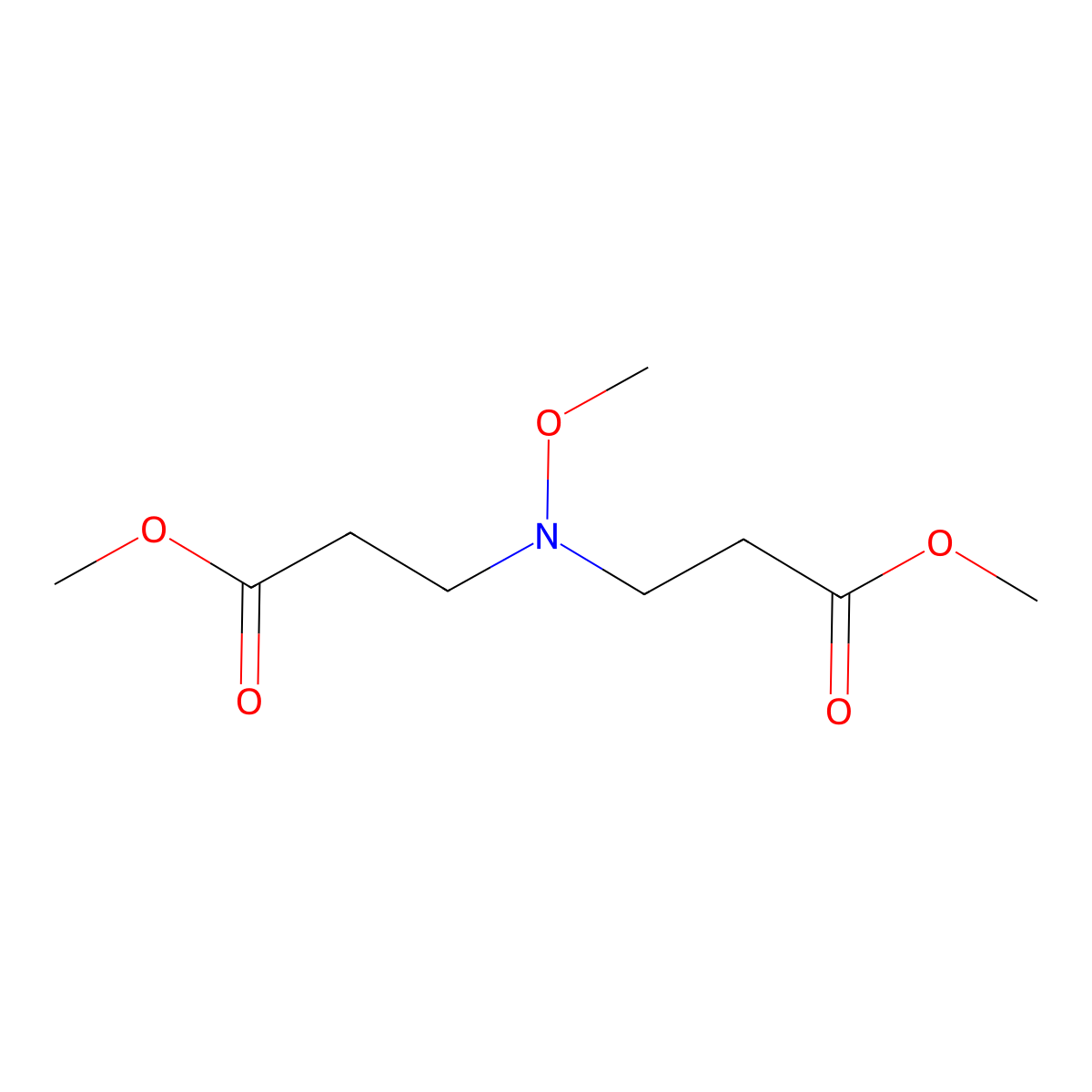 Dimethyl 3,3'-(methoxyazanediyl)dipropionate molecular structure, CAS 78191-04-5