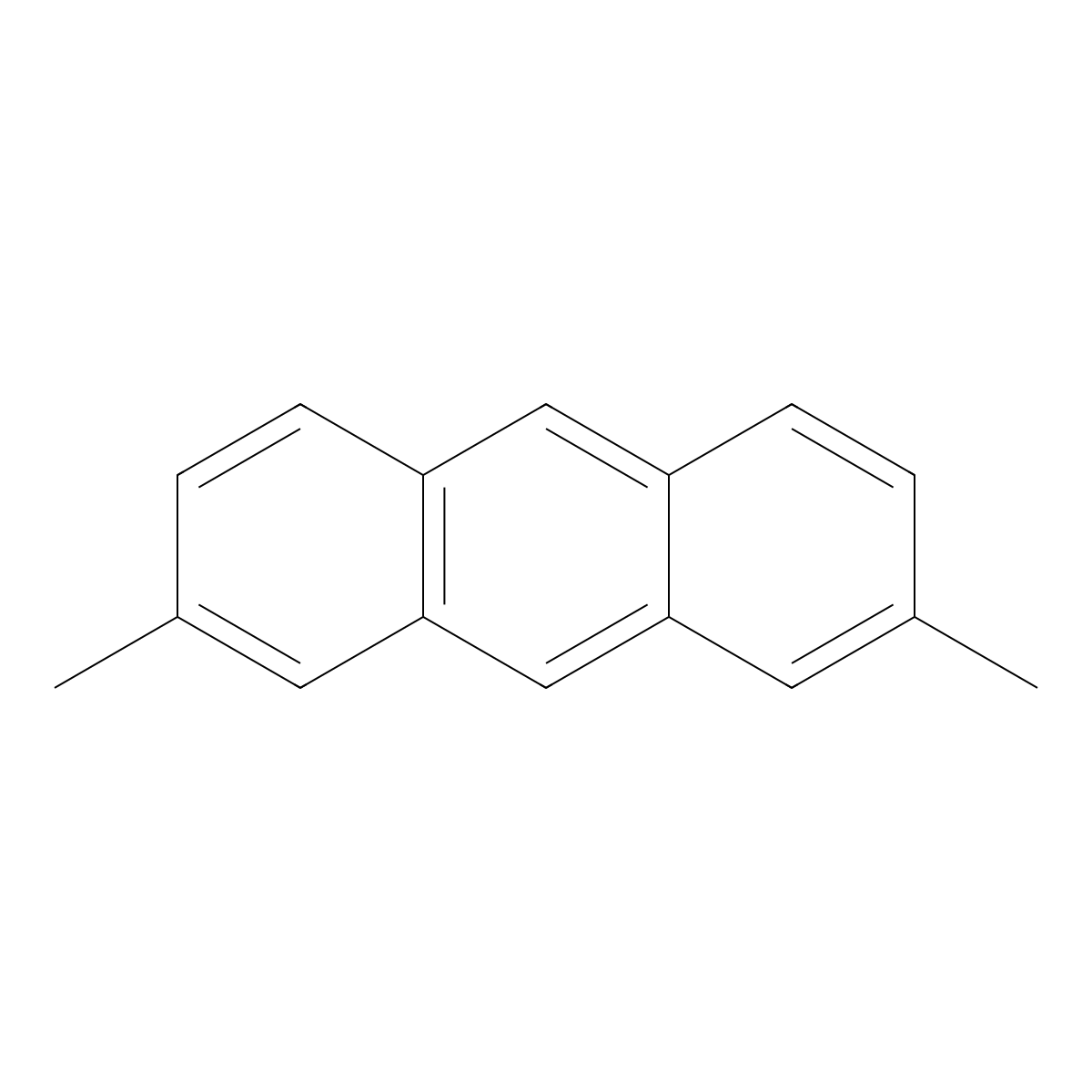 2,7-Dimethylanthracene molecular structure, CAS 782-23-0