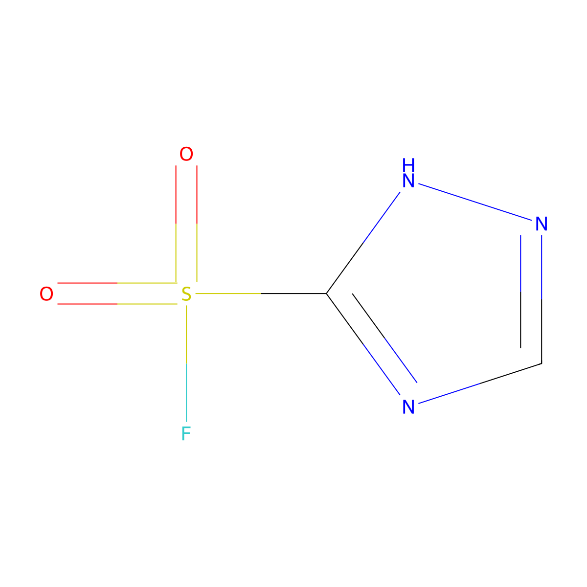 4H-1,2,4-triazole-3-sulfonyl fluoride molecular structure, CAS 78201-15-7