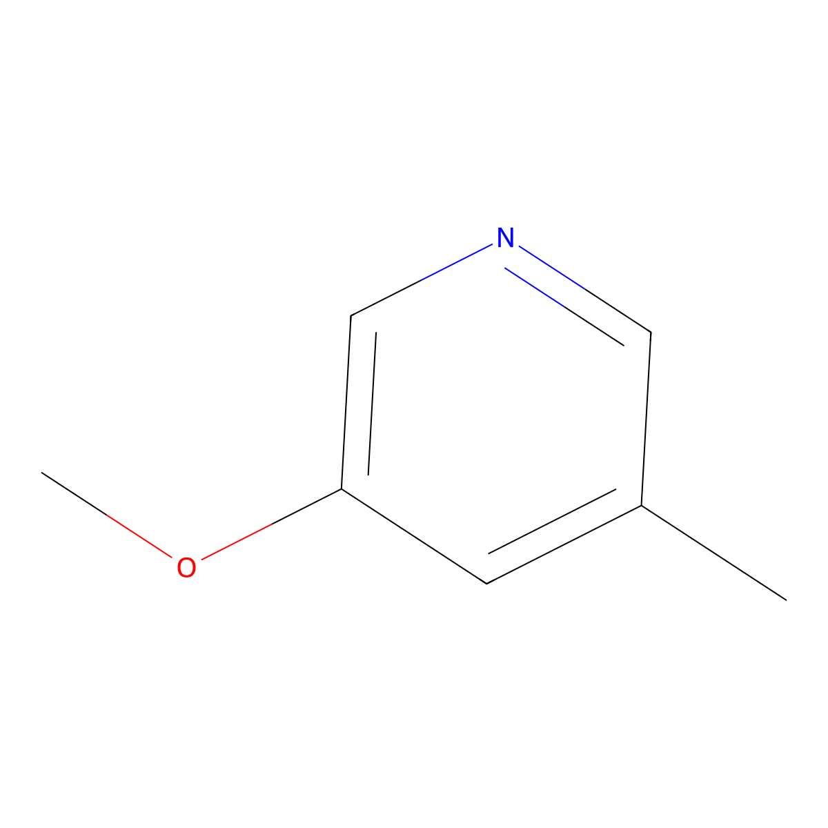 3-Methoxy-5-methylpyridine molecular structure, CAS 78210-42-1