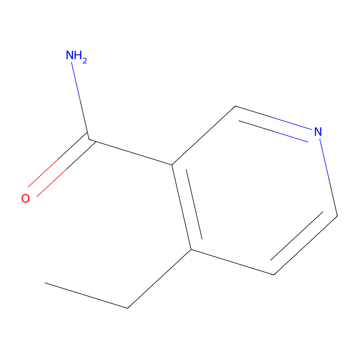4-Ethylnicotinamide molecular structure, CAS 78210-59-0