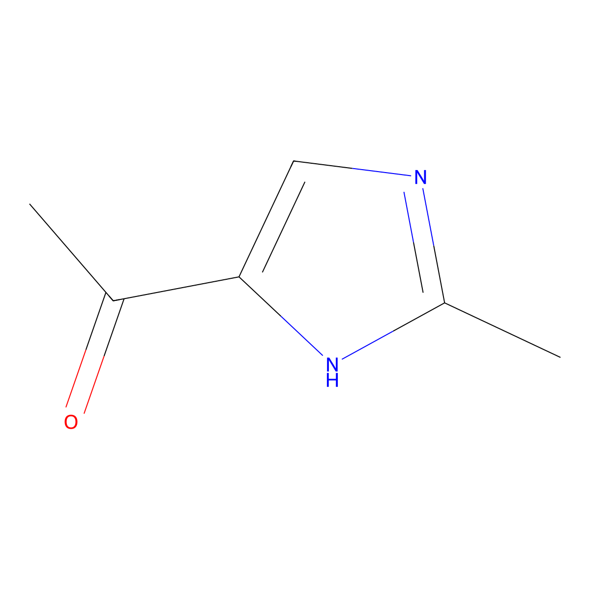 1-(2-Methyl-1H-imidazol-5-yl)ethan-1-one molecular structure, CAS 78210-66-9