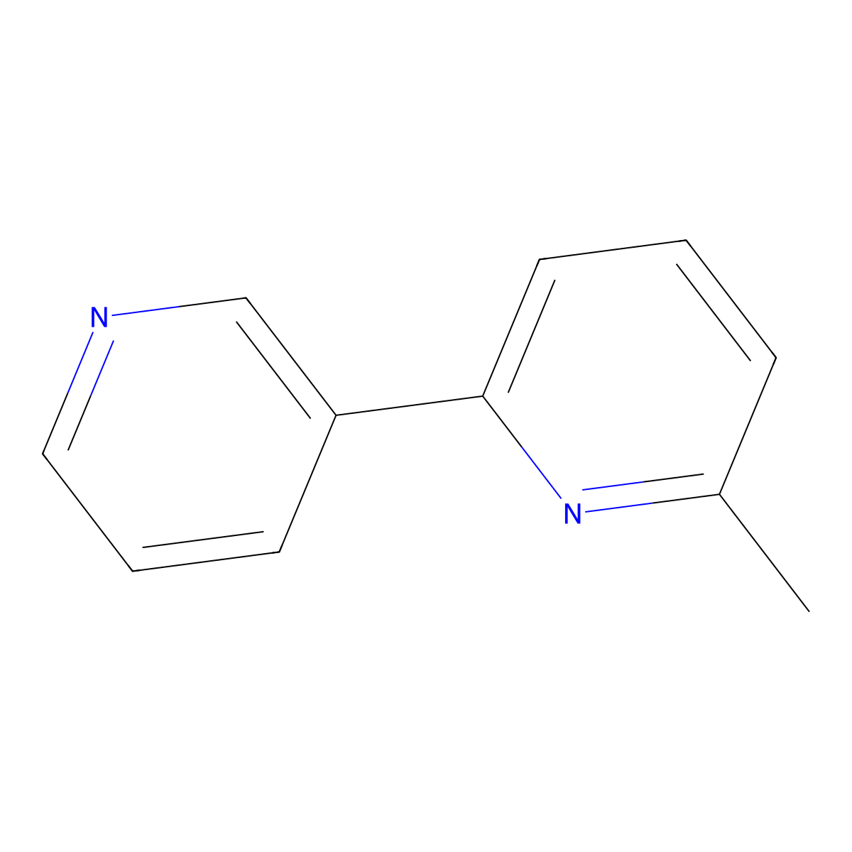 6-Methyl-2,3'-bipyridine molecular structure, CAS 78210-78-3