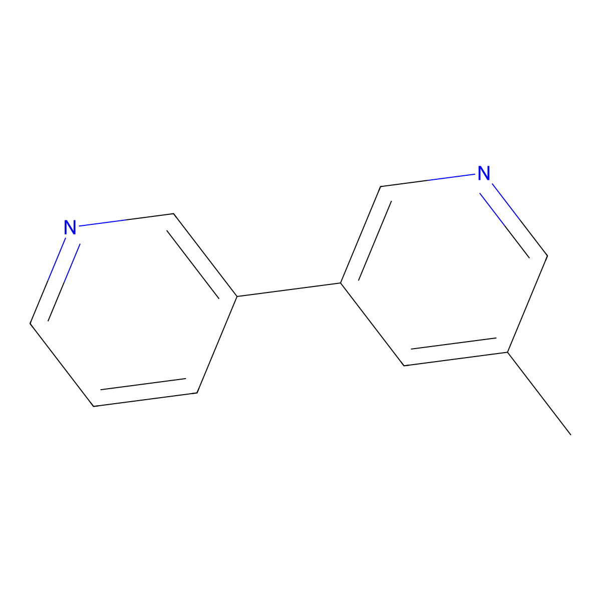 5-Methyl-3,3'-bipyridine molecular structure, CAS 78210-82-9