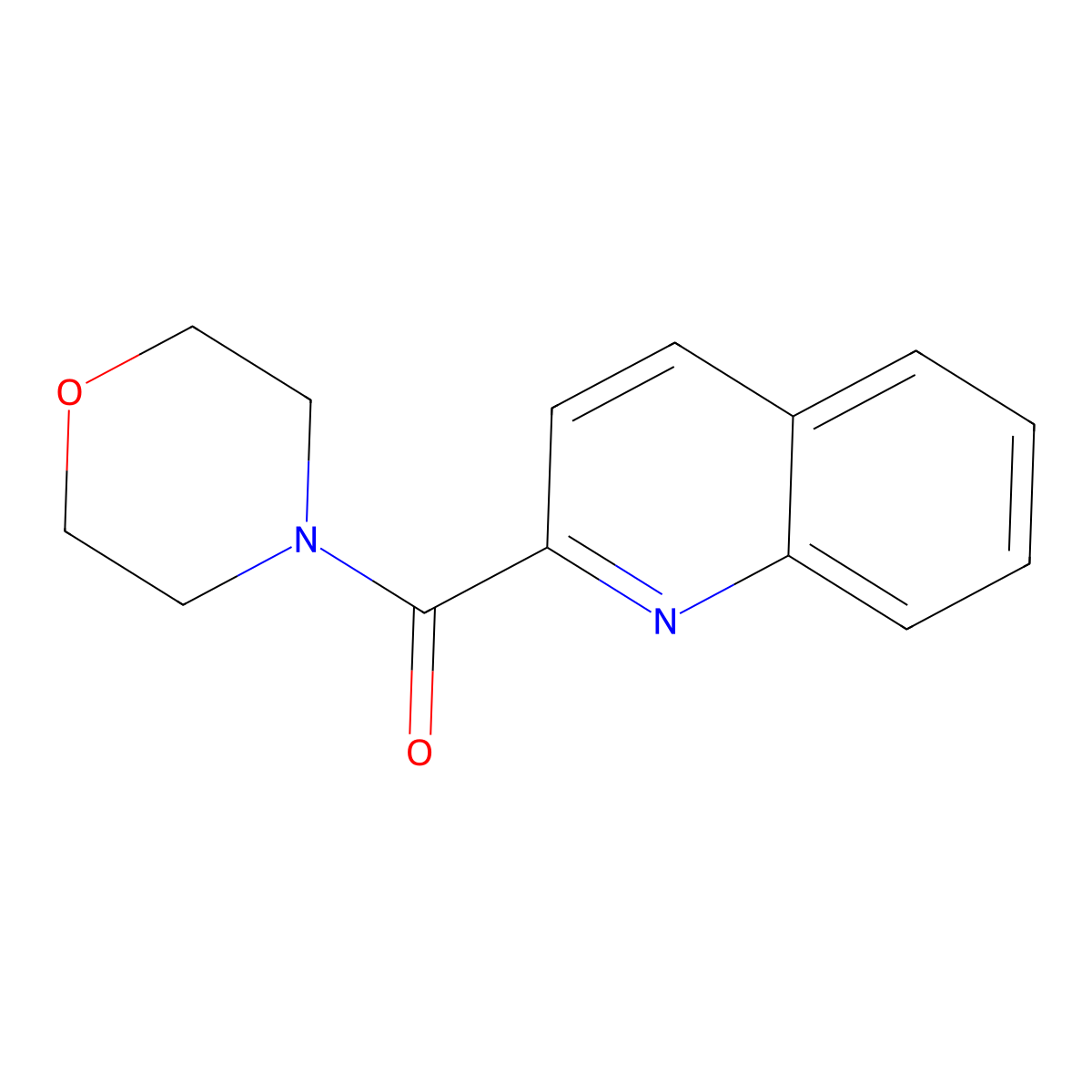 2-(Morpholine-4-carbonyl)quinoline molecular structure, CAS 78224-46-1