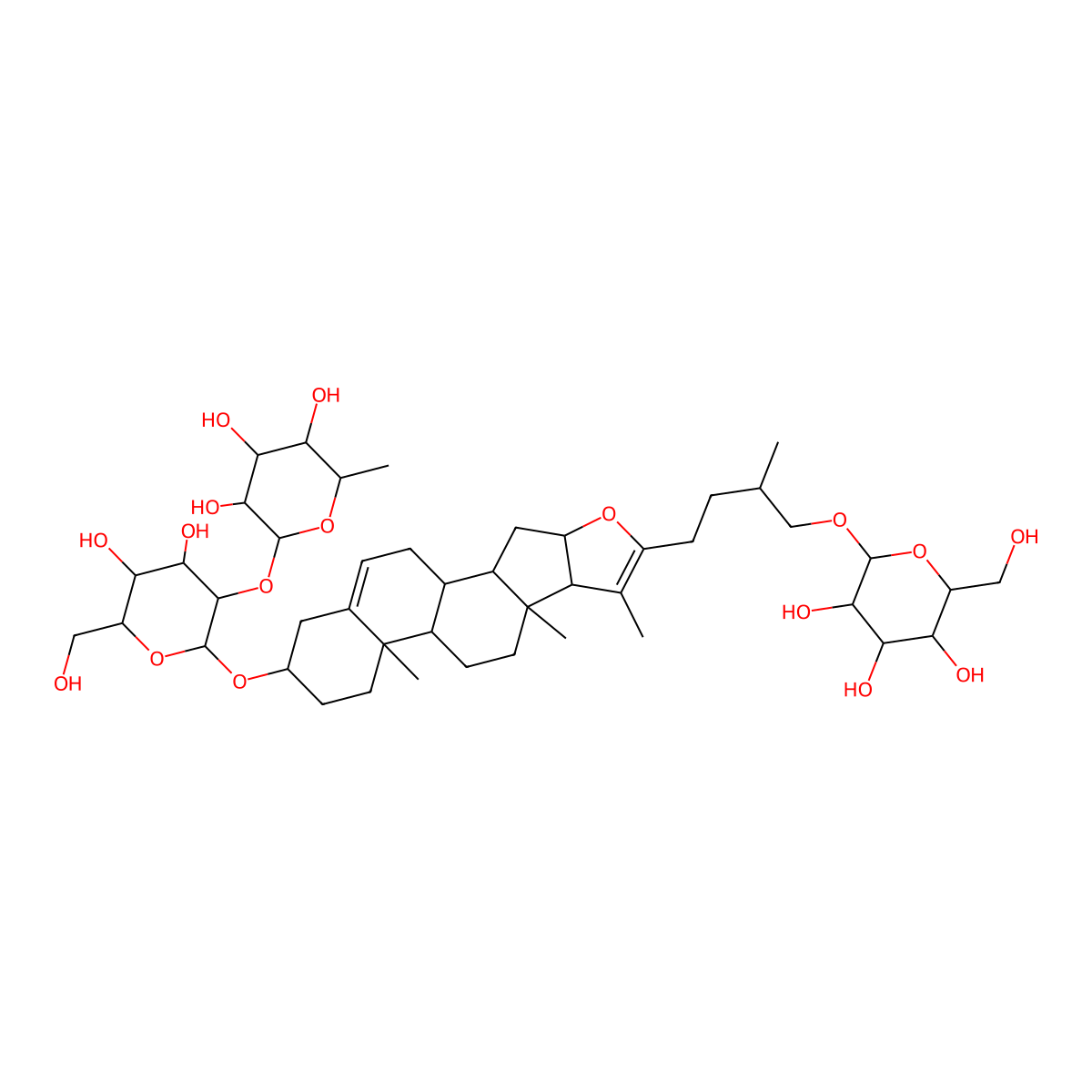 Proprotogracillin molecular structure, CAS 78229-03-5