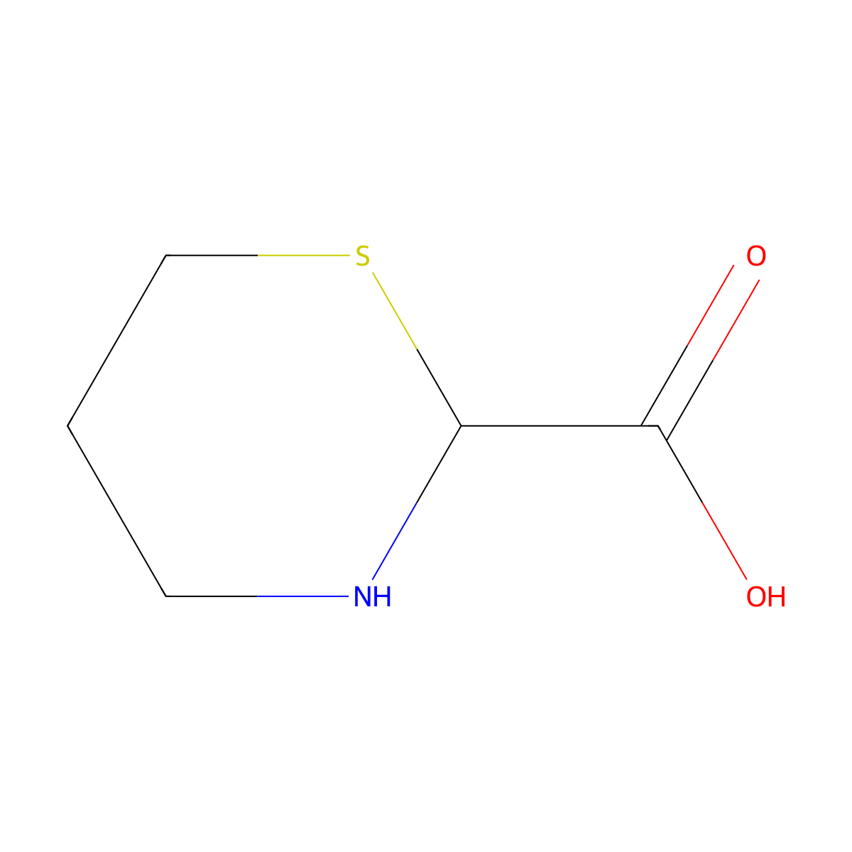 1,3-Thiazine-2-carboxylic acid molecular structure, CAS 78233-48-4