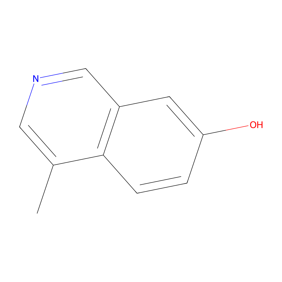 4-Methylisoquinolin-7-ol molecular structure, CAS 78234-25-0