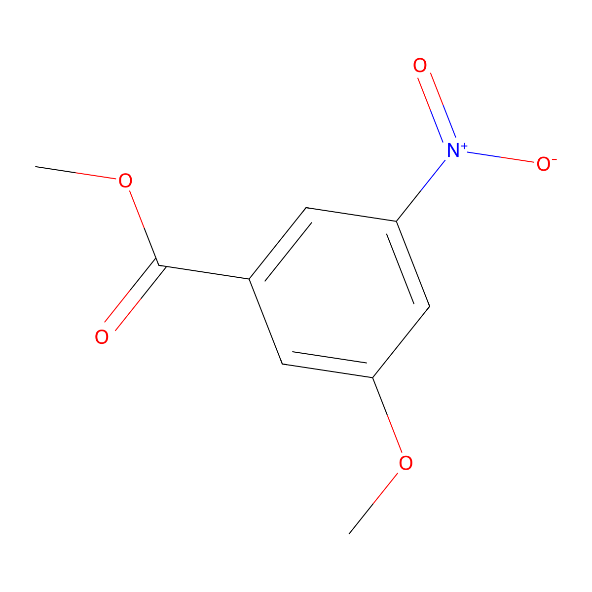 Methyl 3-methoxy-5-nitrobenzoate molecular structure, CAS 78238-13-8