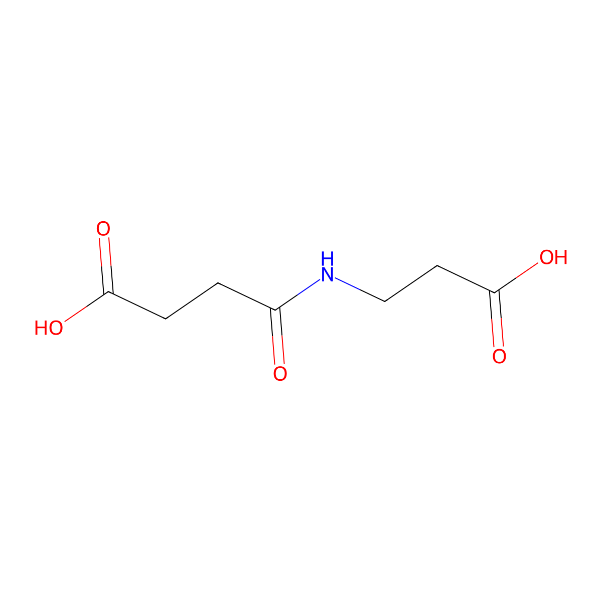 3-[(2-Carboxyethyl)carbamoyl]propanoic acid molecular structure, CAS 78238-72-9