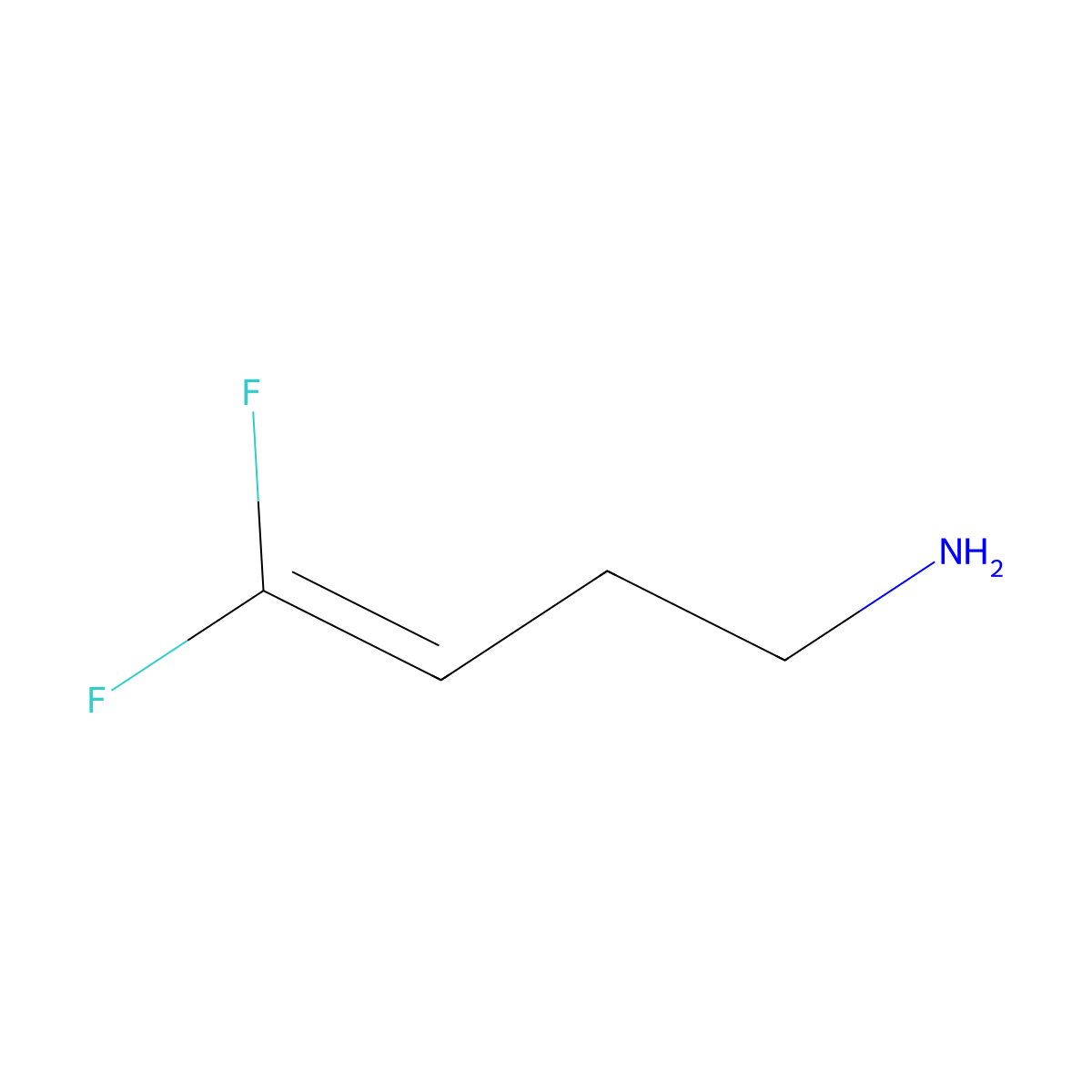4,4-Difluorobut-3-en-1-amine molecular structure, CAS 782420-68-2