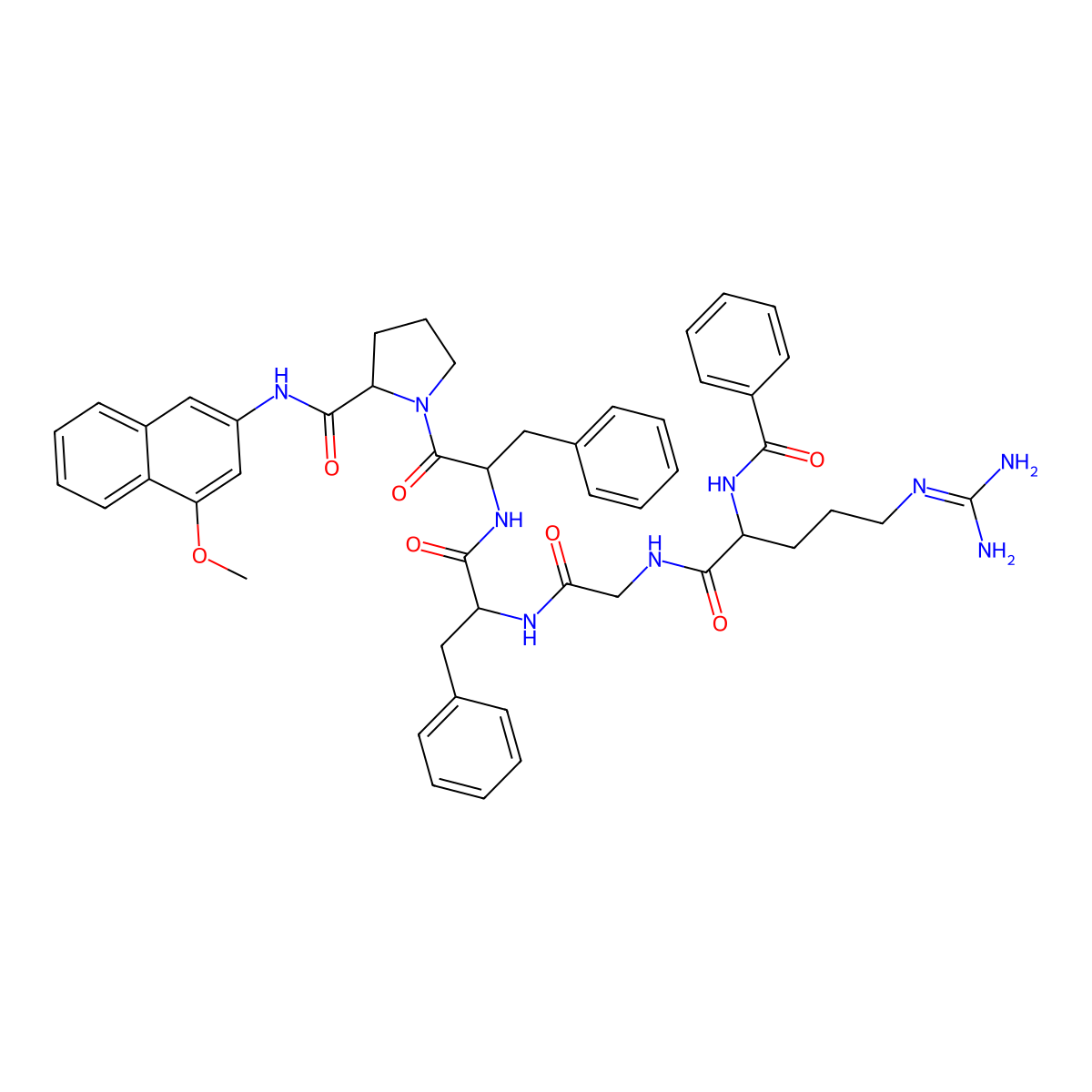 Bz-RGFFP-4M|ANA molecular structure, CAS 782432-03-5