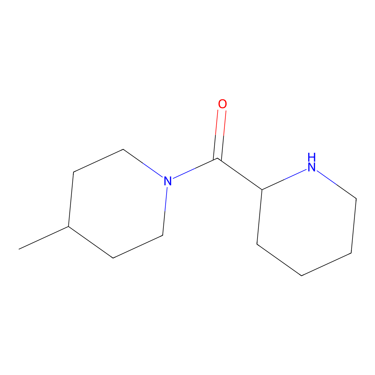 (4-Methylpiperidin-1-yl)(piperidin-2-yl)methanone molecular structure, CAS 782449-57-4