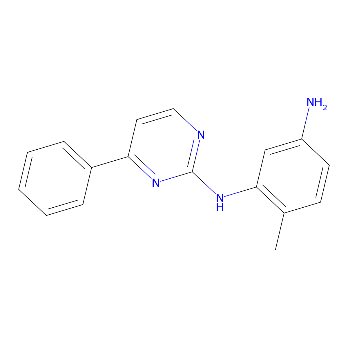 6-methyl-N1-(4-phenylpyrimidin-2-yl)benzene-1,3-diamine molecular structure, CAS 782450-12-8