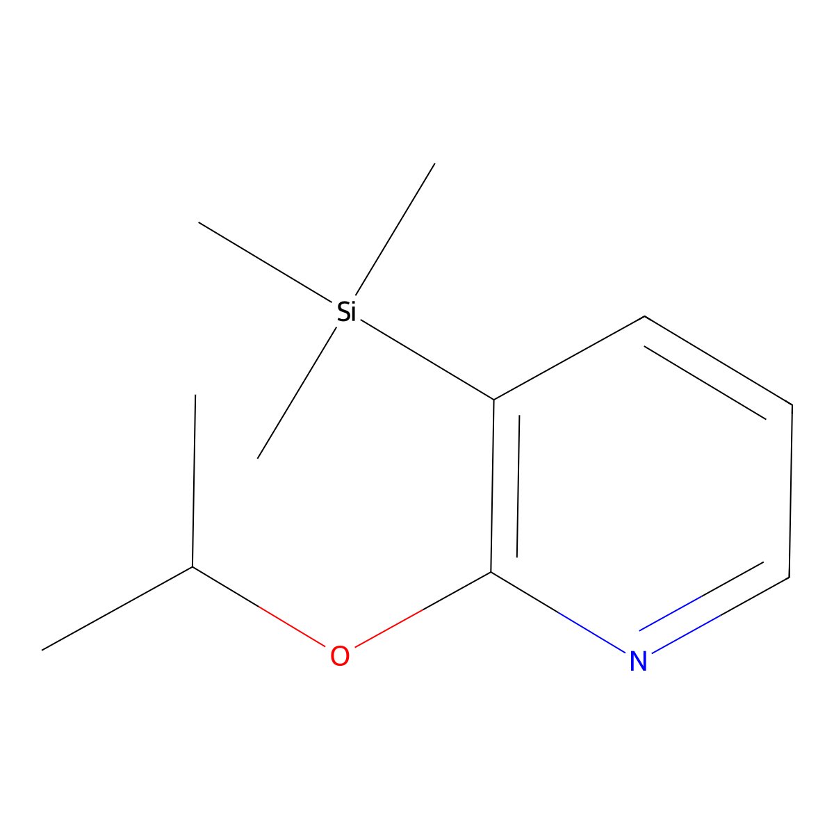 2-Isopropoxy-3-trimethylsilanyl-pyridine molecular structure, CAS 782479-89-4