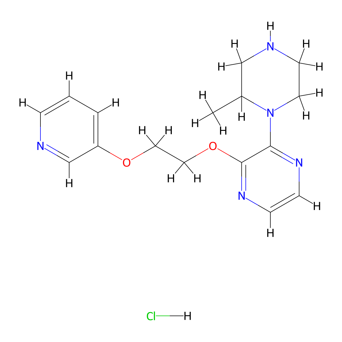 PRX933 HCl molecular structure, CAS 782482-05-7