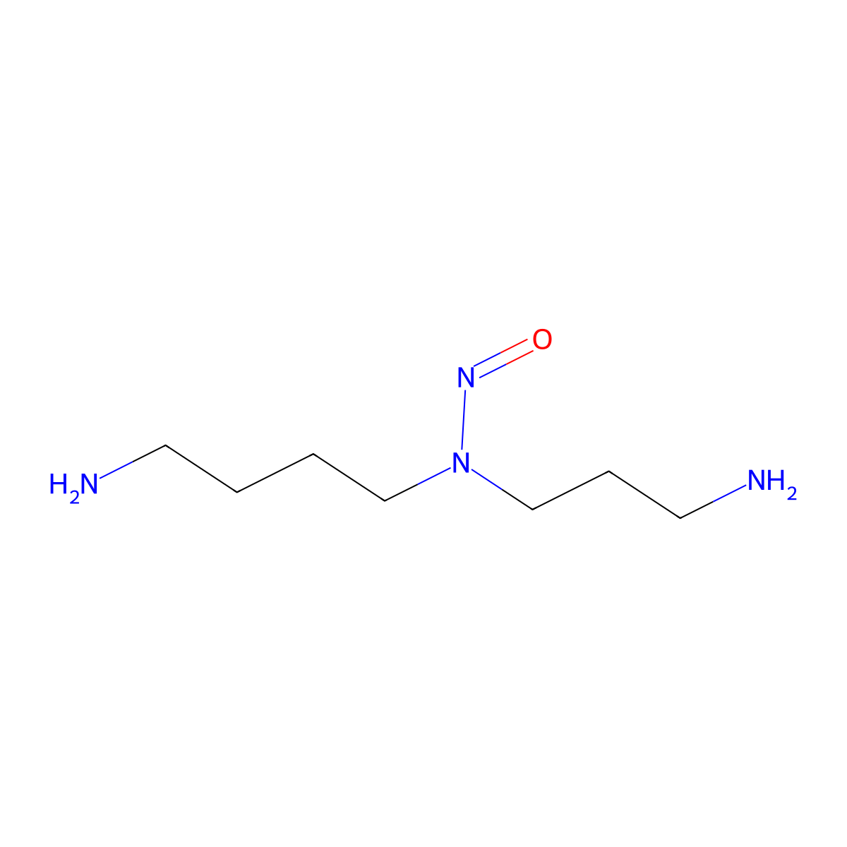 N-Nitrosospermidine molecular structure, CAS 78249-62-4