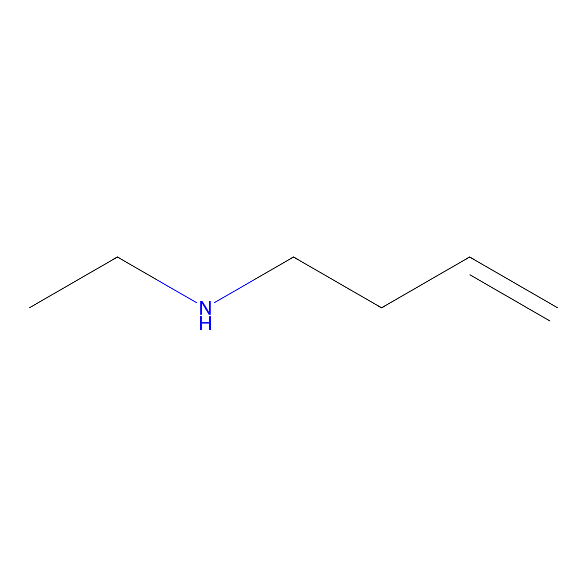 (But-3-en-1-yl)(ethyl)amine molecular structure, CAS 782491-42-3