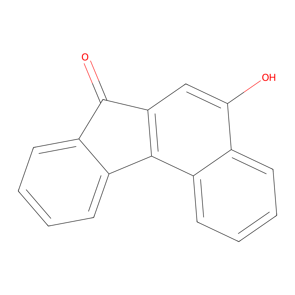 5-Hydroxy-7-oxo-7H-benzo(c)fluorene molecular structure, CAS 78250-21-2