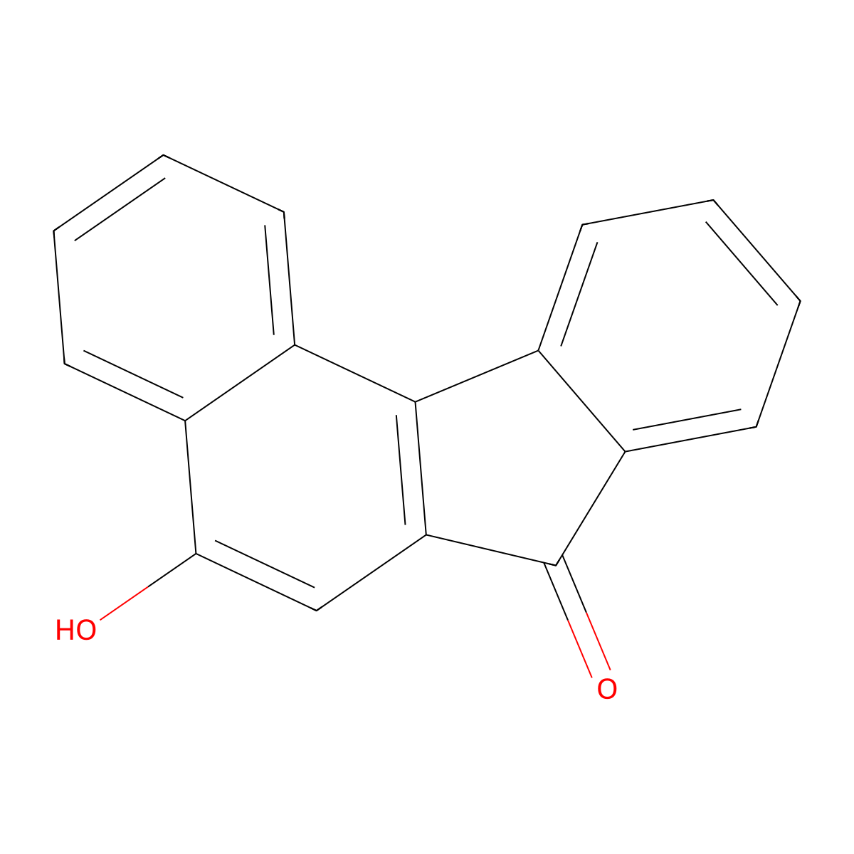 5-Hydroxy-7-oxo-7H-benzo(c)fluorene molecular structure, CAS 78250-21-2