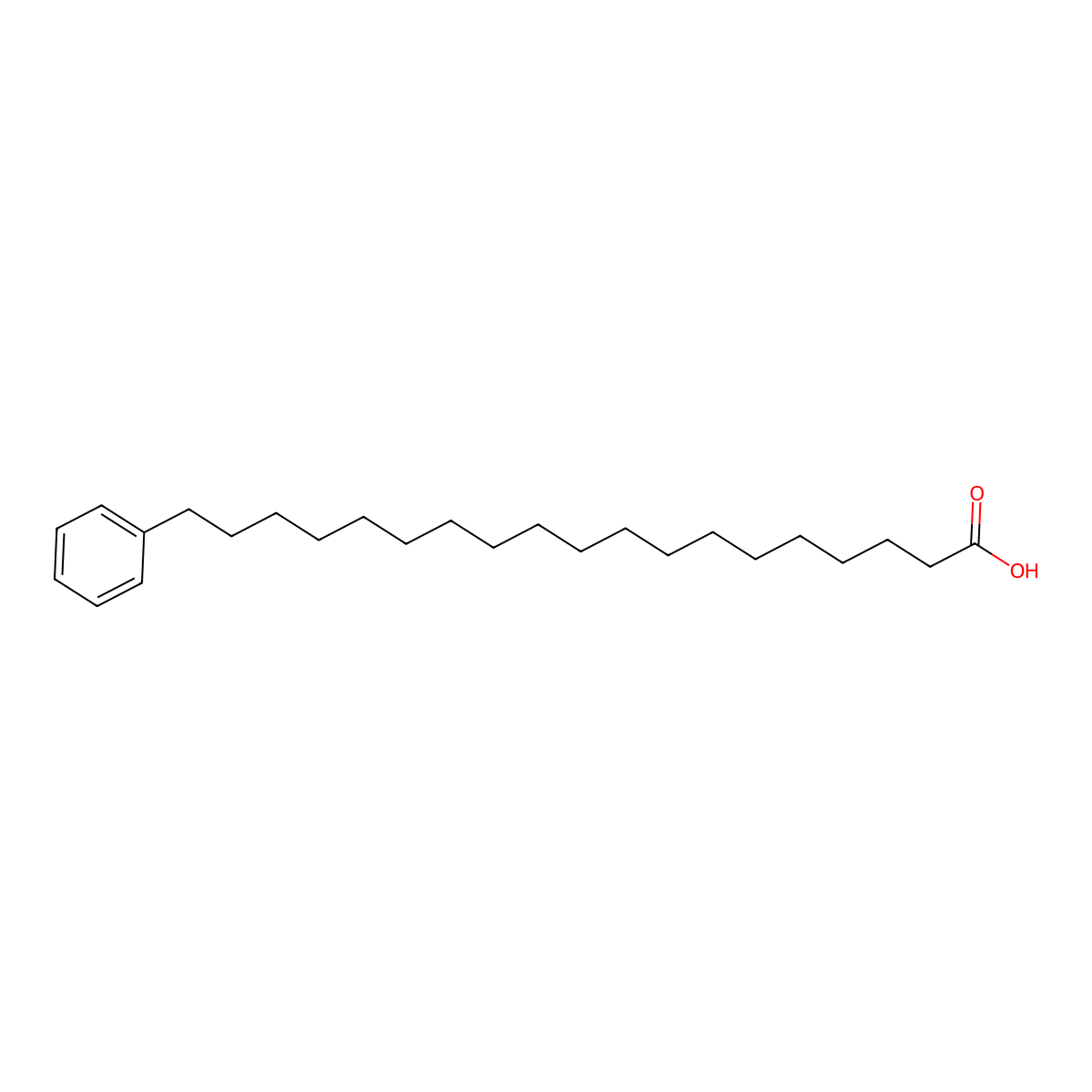 19-phenylnonadecanoic Acid molecular structure, CAS 782503-47-3