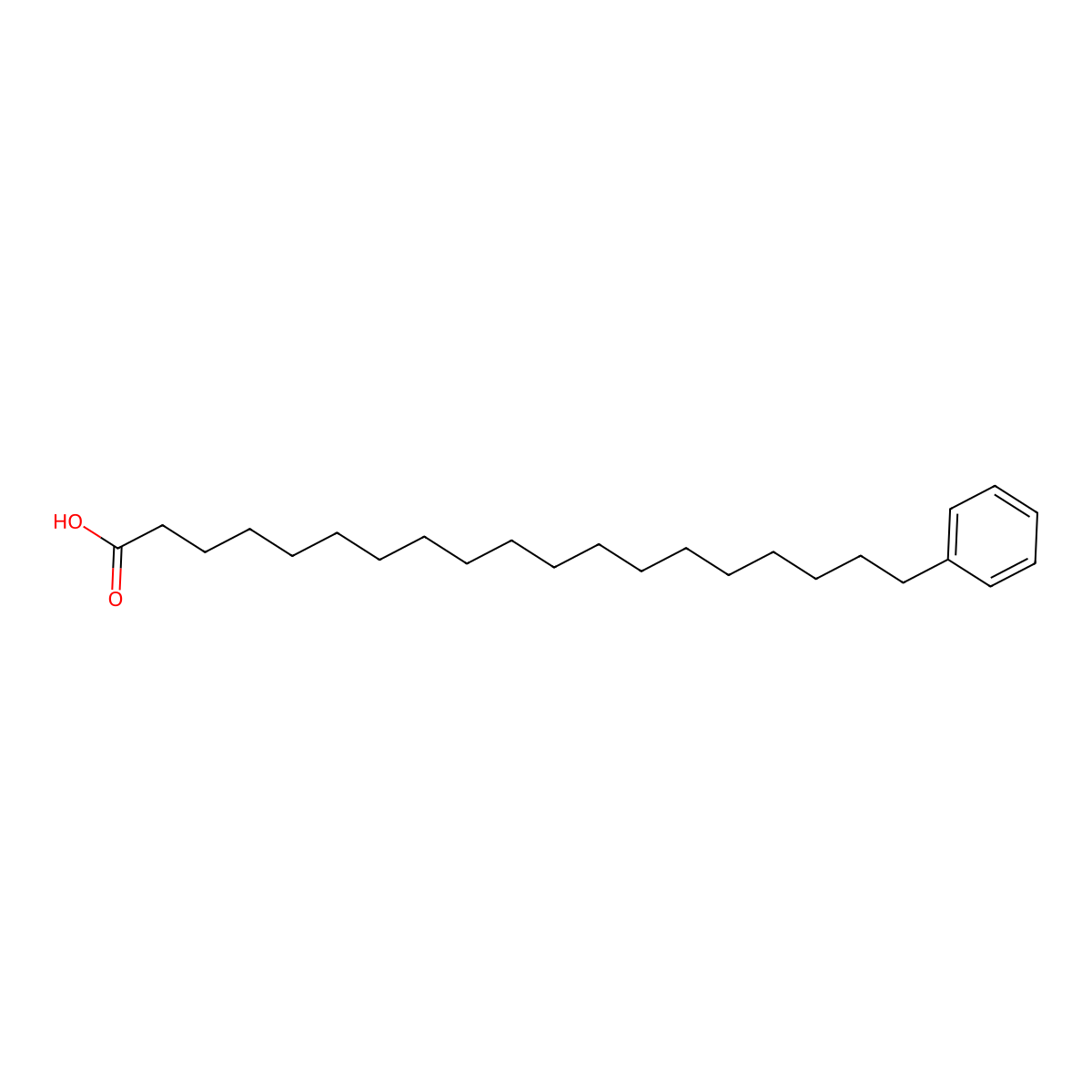 19-phenylnonadecanoic Acid molecular structure, CAS 782503-47-3