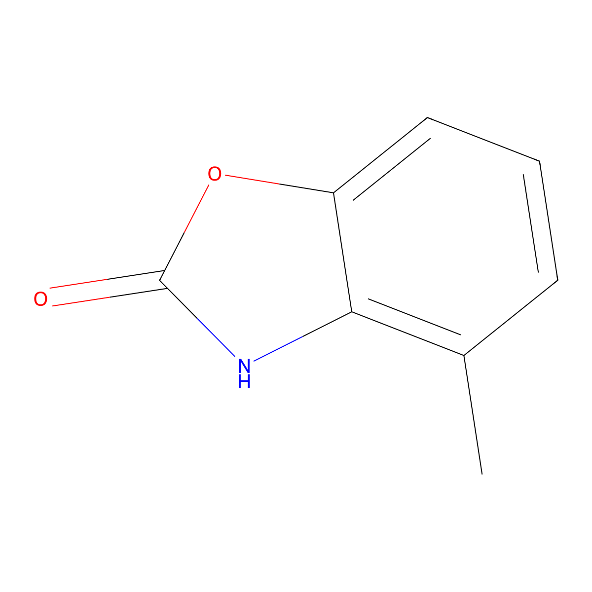 4-Methyl-3H-benzooxazol-2-one molecular structure, CAS 78258-80-7
