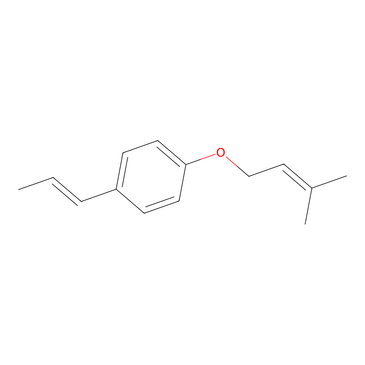 Foeniculin, (E)- molecular structure, CAS 78259-41-3