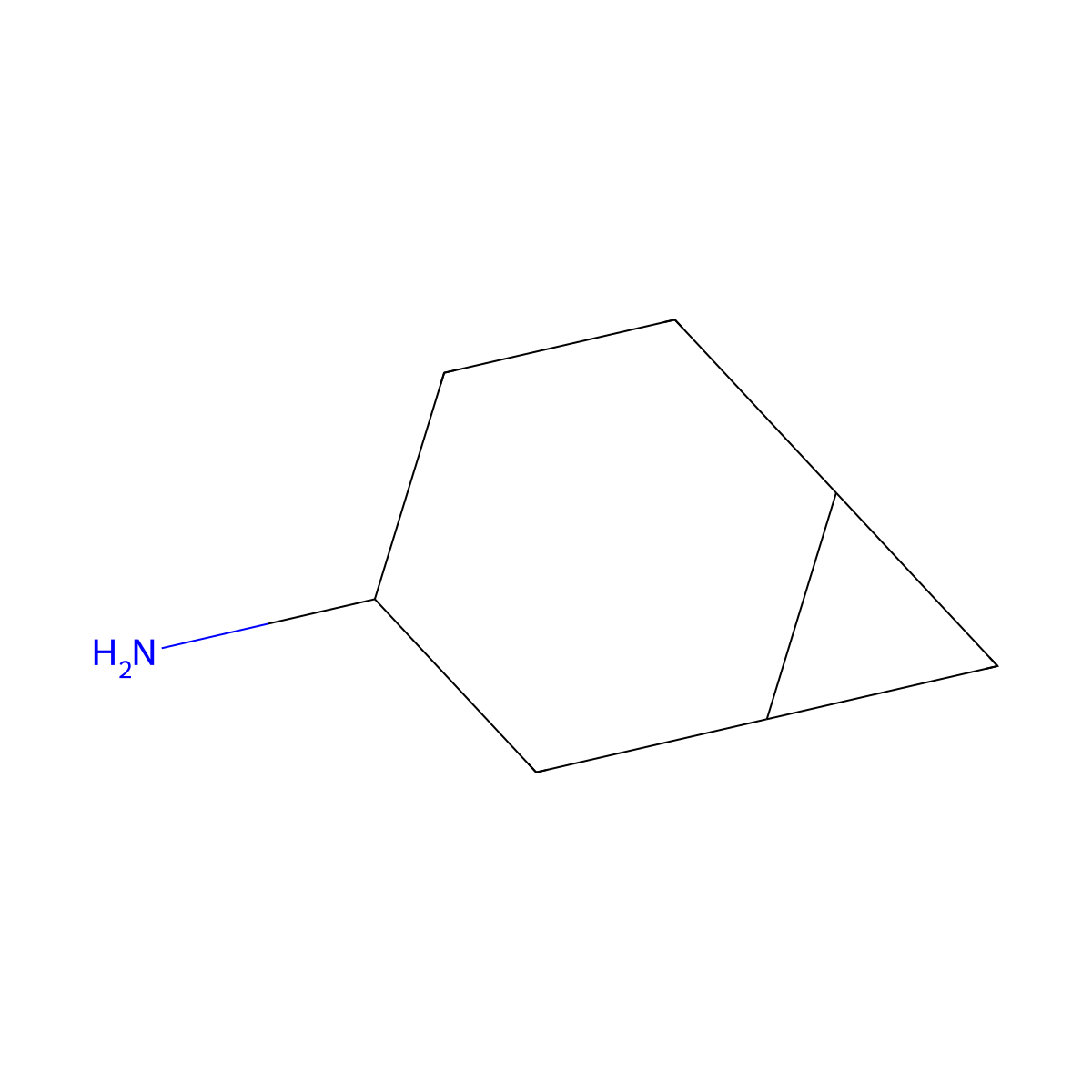 Bicyclo[4.1.0]heptan-3-amine molecular structure, CAS 78293-51-3