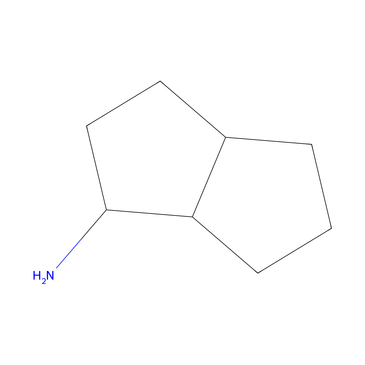 Octahydropentalen-1-amine molecular structure, CAS 78294-26-5