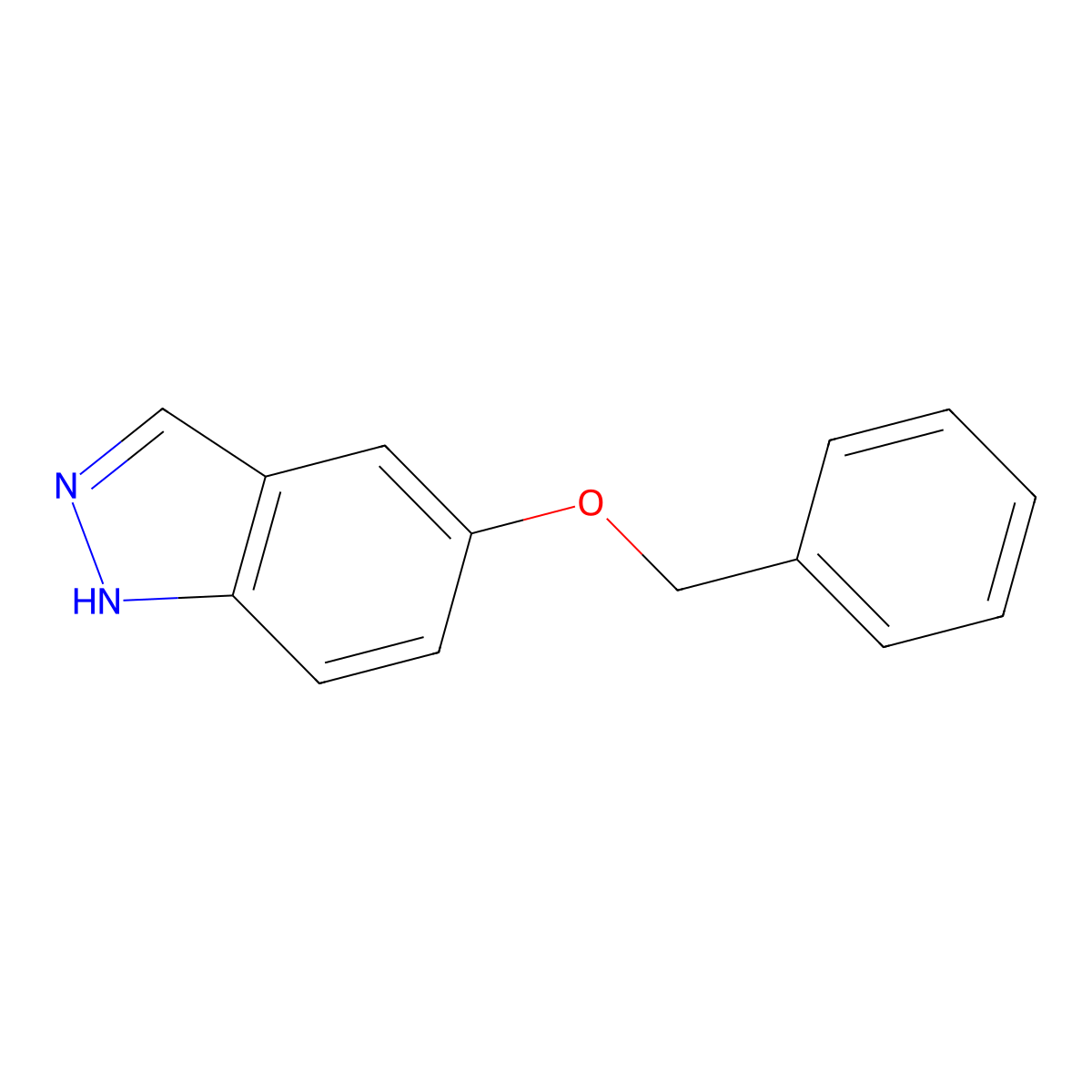 5-(benzyloxy)-1H-indazole molecular structure, CAS 78299-75-9