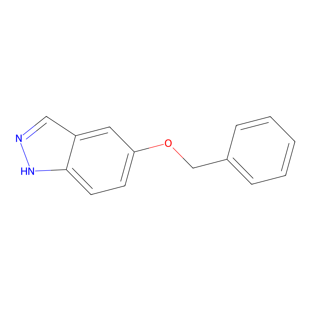5-(benzyloxy)-1H-indazole molecular structure, CAS 78299-75-9