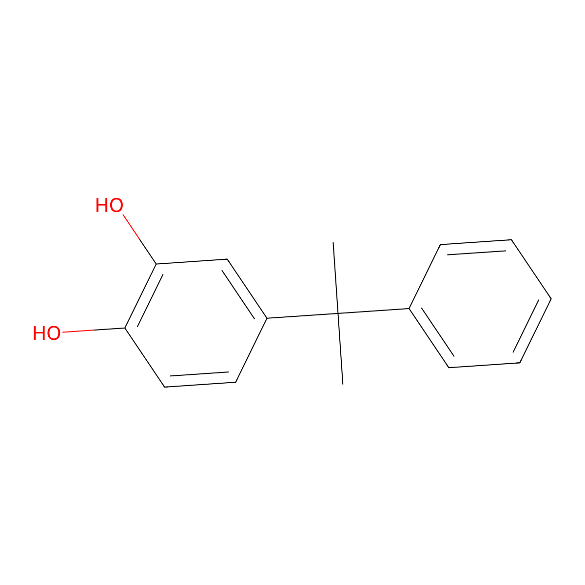 4-(2-Phenylpropan-2-yl)benzene-1,2-diol molecular structure, CAS 783-80-2