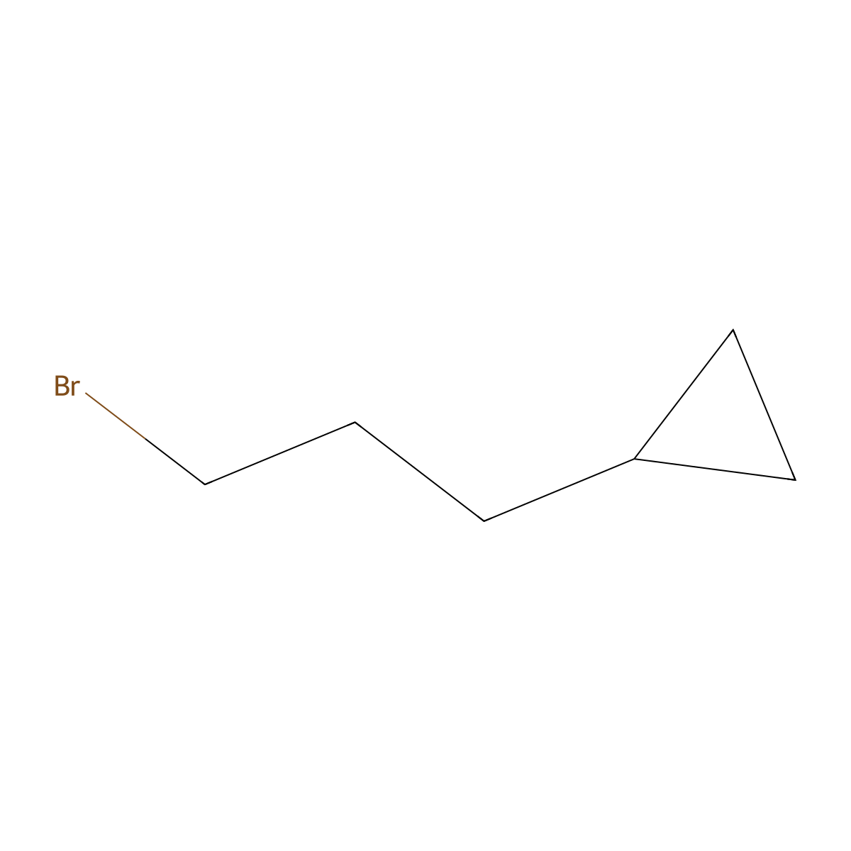 (3-Bromopropyl)cyclopropane molecular structure, CAS 78300-38-6