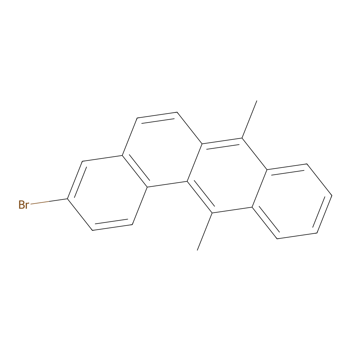 3-Bromo-7,12-dimethylbenz(a)anthracene molecular structure, CAS 78302-38-2