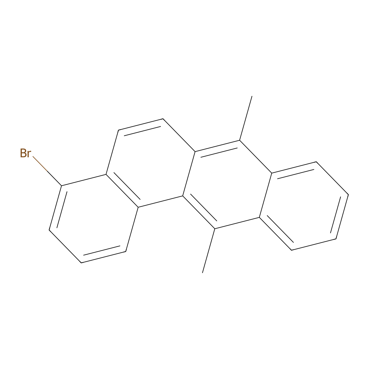 4-Bromo-7,12-dimethylbenz(a)anthracene molecular structure, CAS 78302-39-3