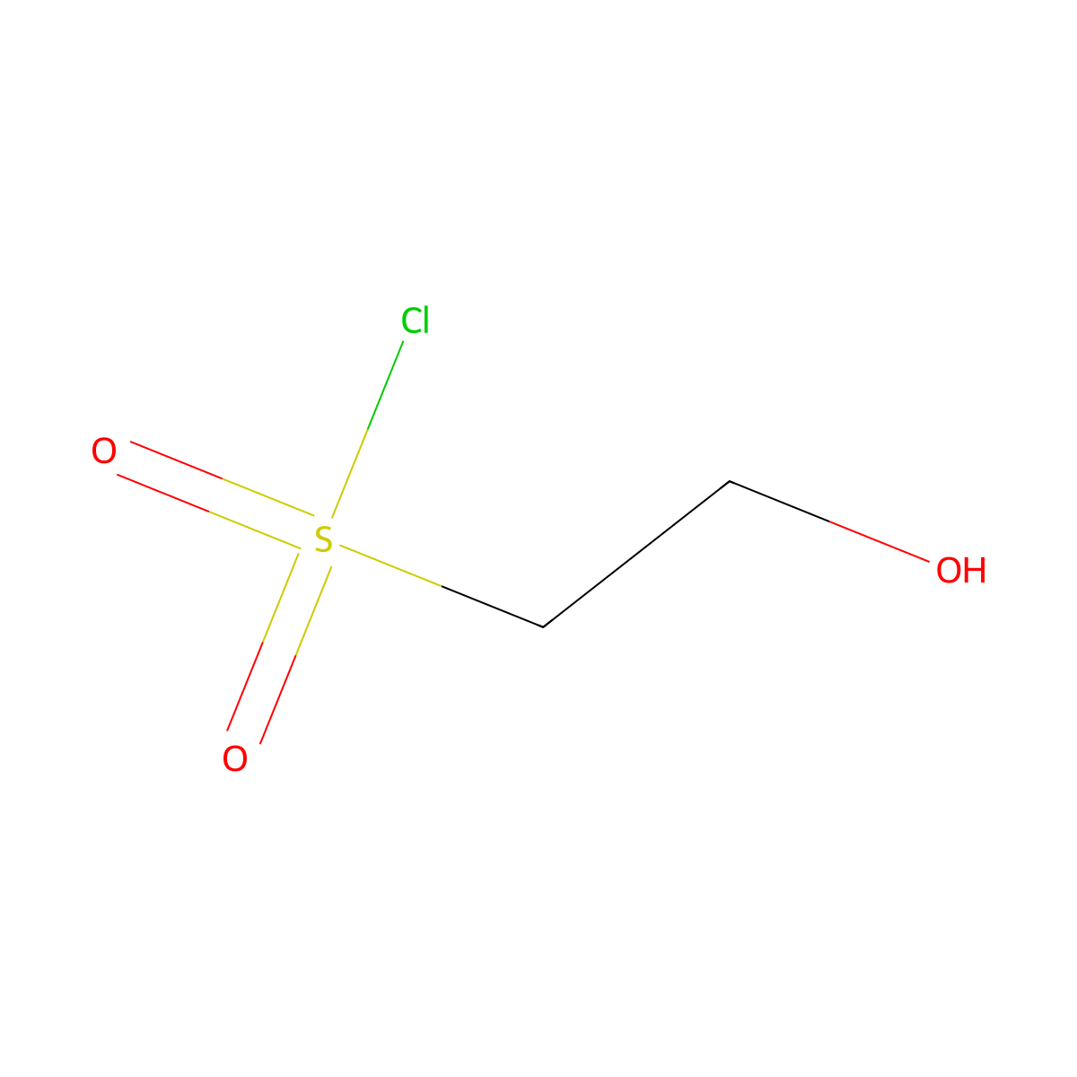 2-Hydroxyethane-1-sulfonyl chloride molecular structure, CAS 78303-70-5