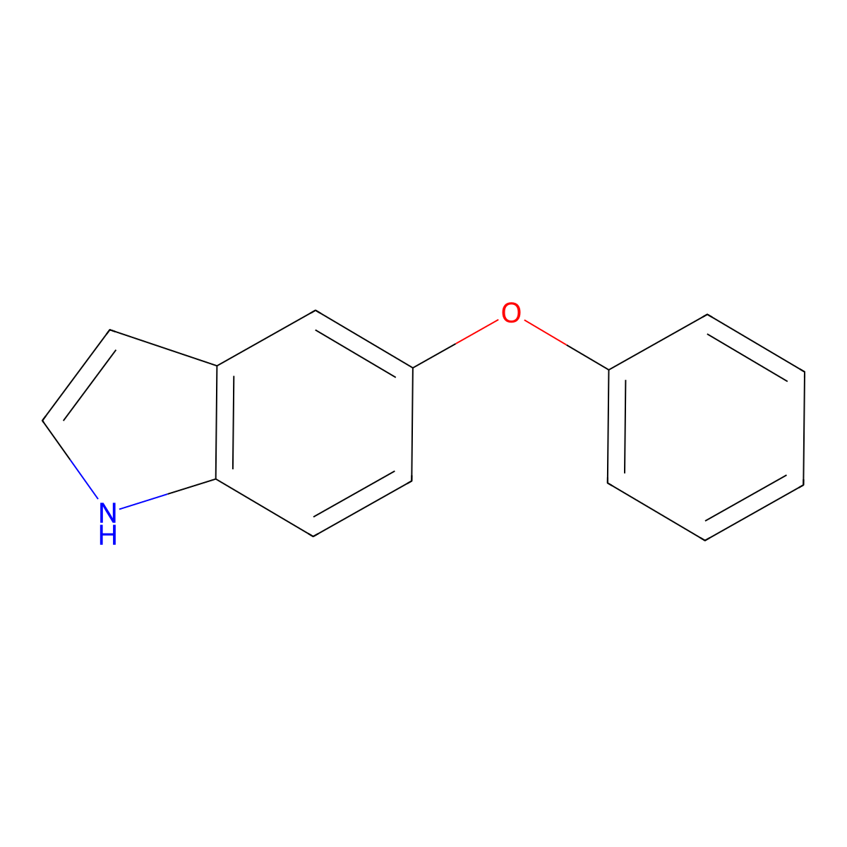 5-phenoxy-1H-indole molecular structure, CAS 78304-53-7
