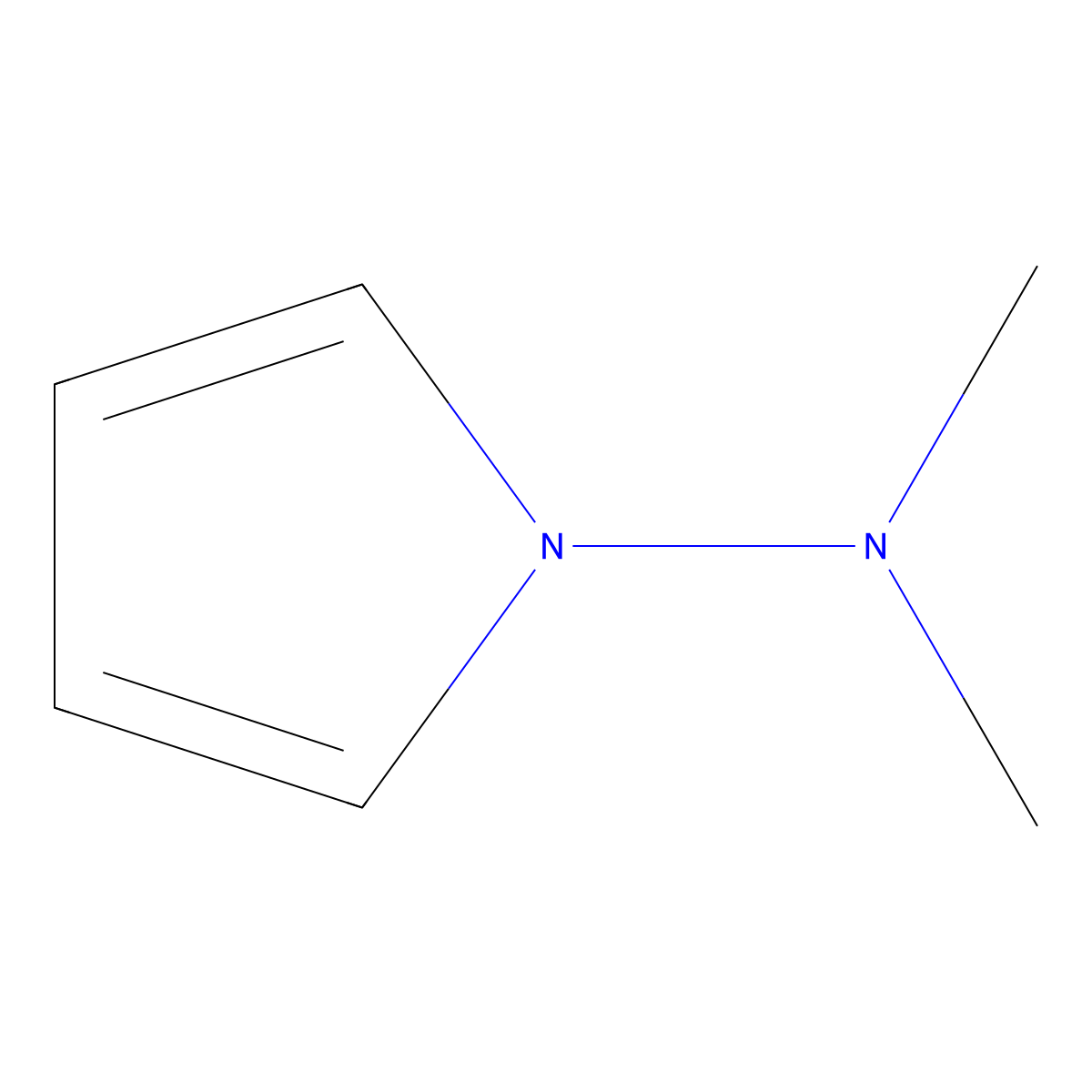 1-(Dimethylamino)pyrrole molecular structure, CAS 78307-76-3